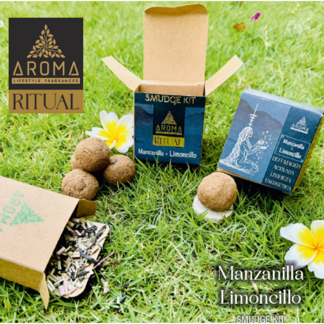 Chamomile and Lemongrass Smudge Balls Kit
