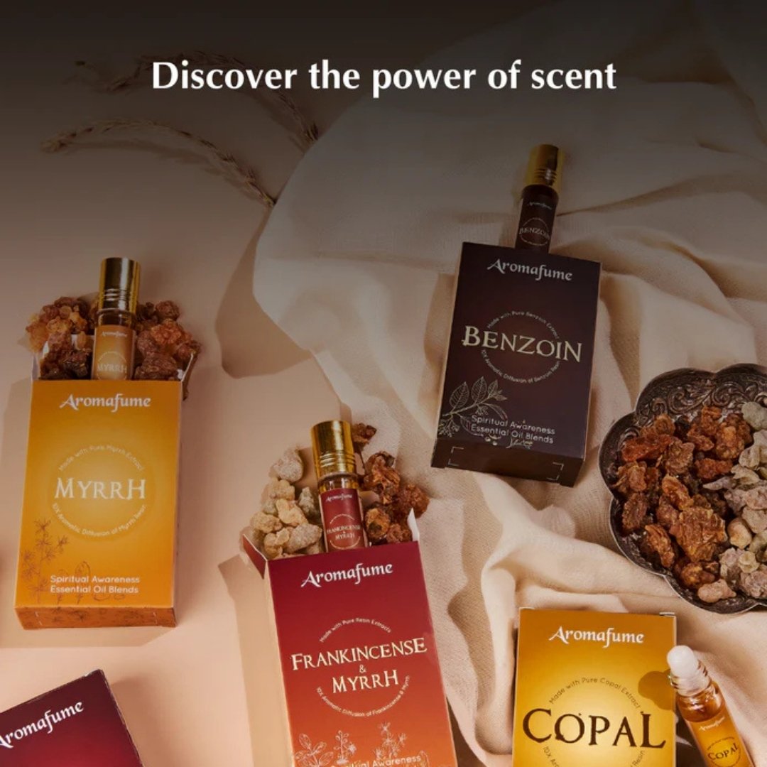 Three Kings Roll On Perfume – Frankincense, Myrrh & Benzoin