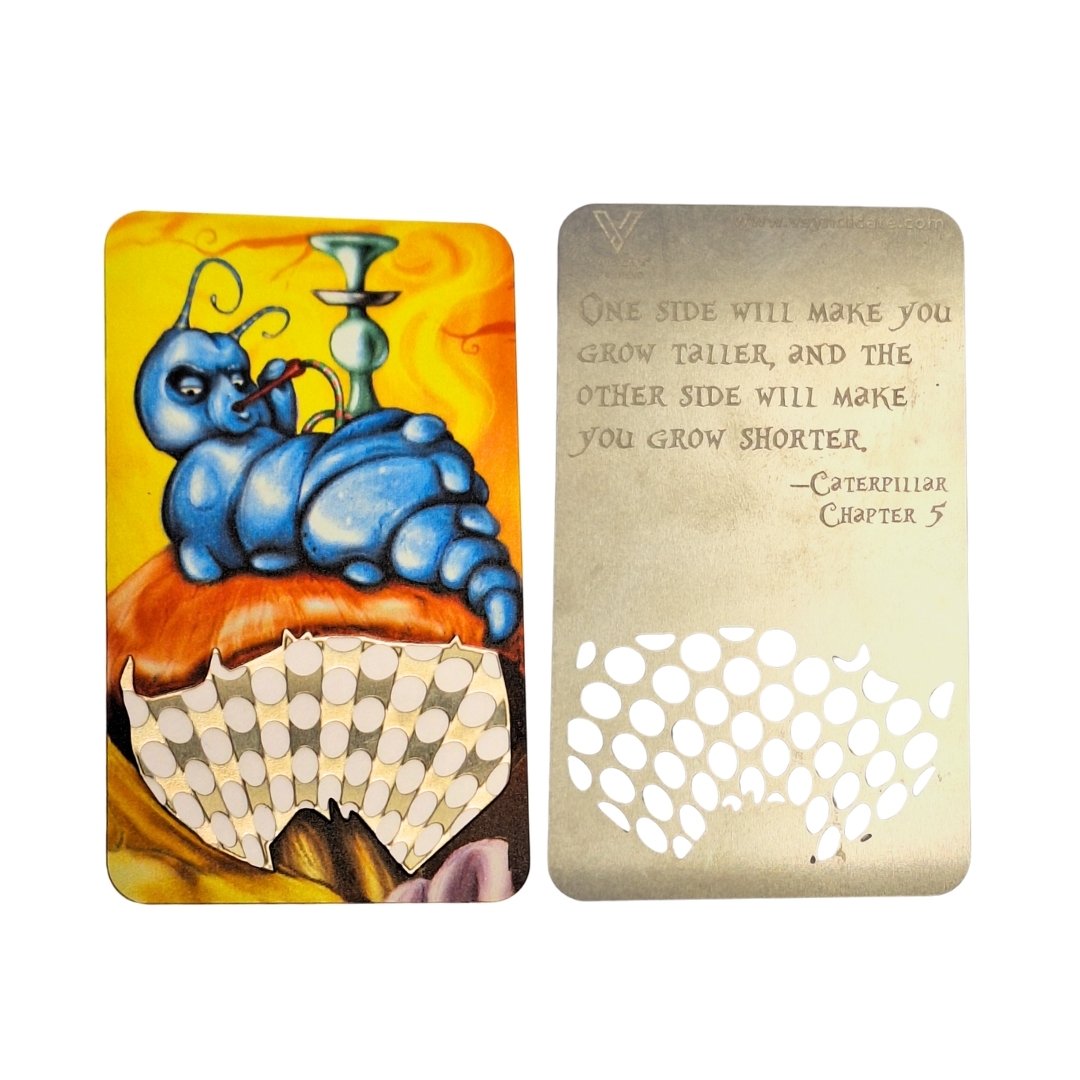 Metal Grinder Card – Alice in Wonderland