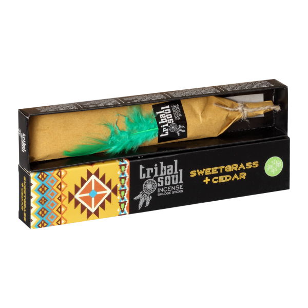 Tribal Soul Sweetgrass and Cedar Smudge Sticks