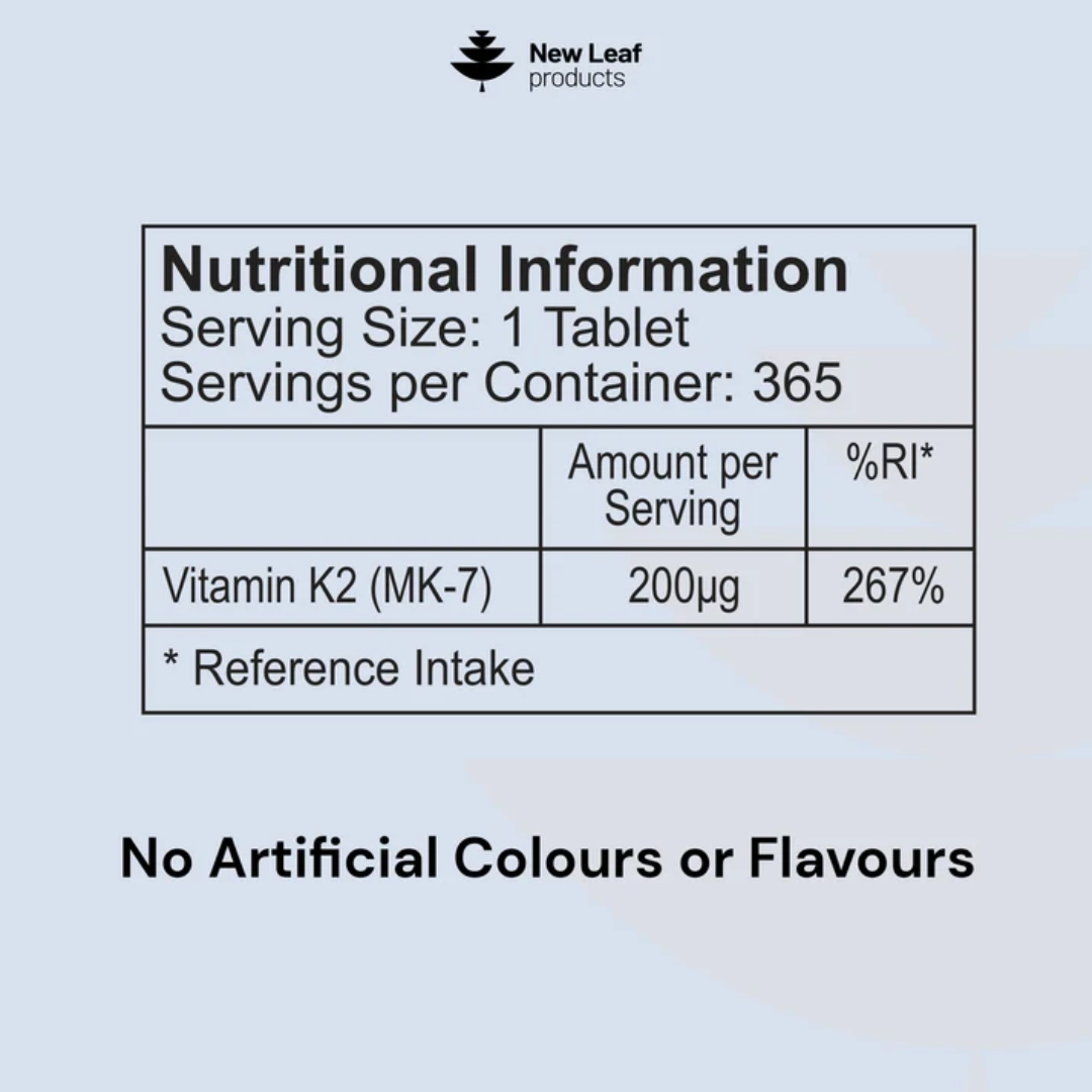 Vitamin K2 - 365 Tablets