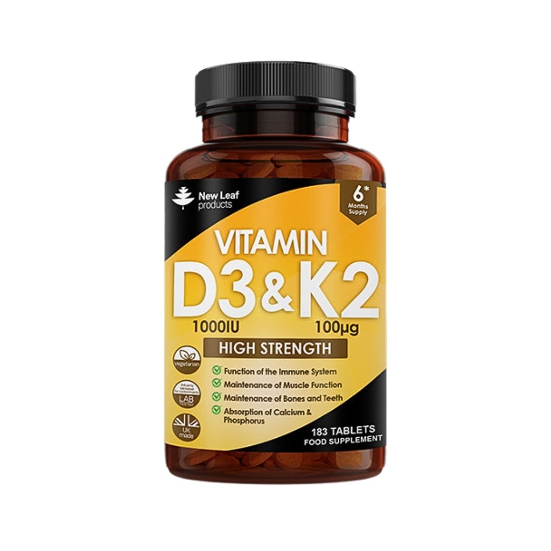 Vitamin D3 1000IU & K2 6 months