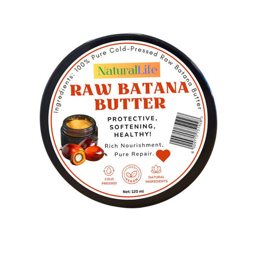 NaturalLife 100% Pure Cold-Pressed Raw Batana Butter 120ml
