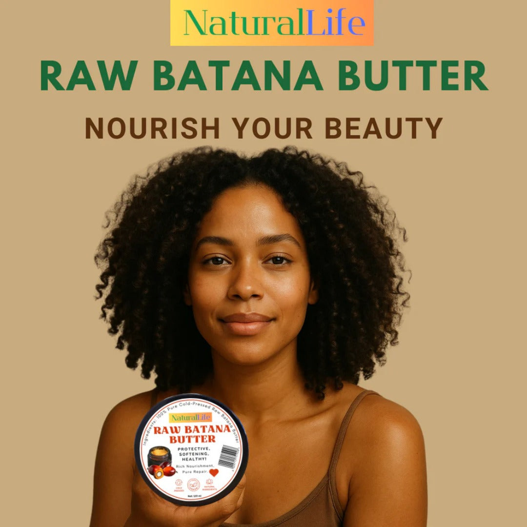 NaturalLife 100% Pure Cold-Pressed Raw Batana Butter 120ml
