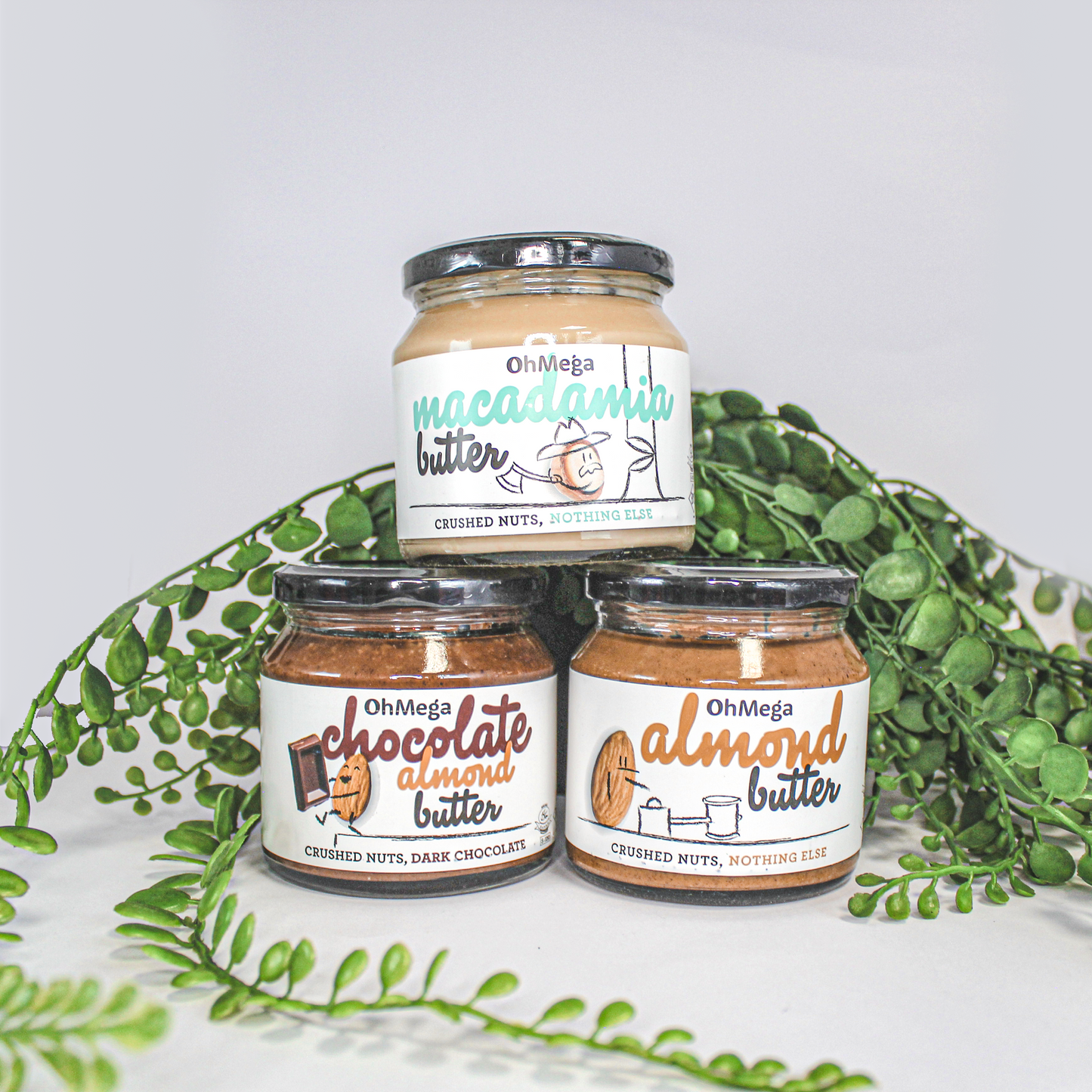 OhMega Chocolate Almond Butter - 250g