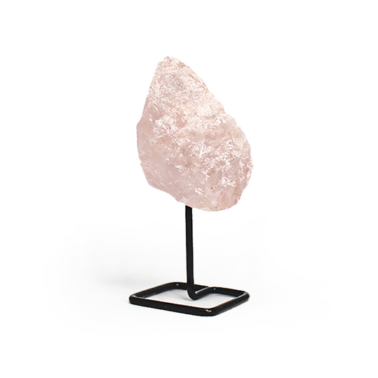 Gemstone On Stand - Rose Quartz