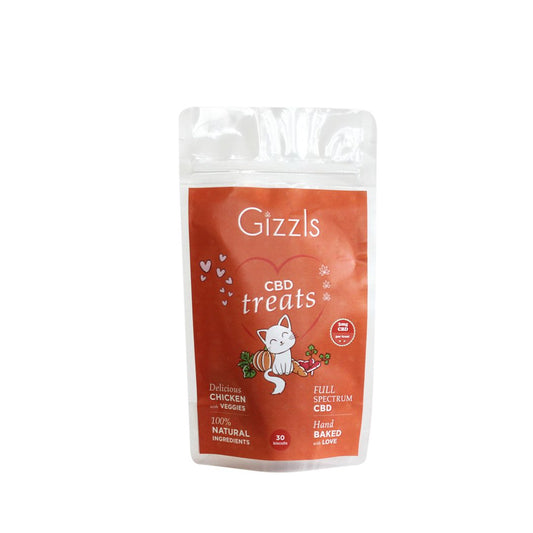 Gizzls Healthy CBD Cat Treats with Chicken