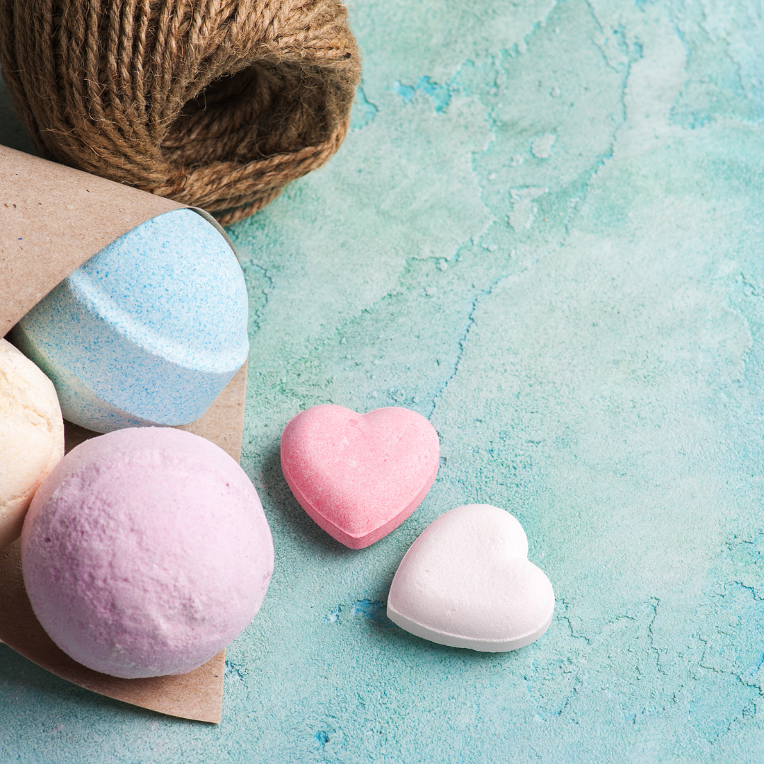 Forbidden Chill Pill - Blue Heart-Shaped Bath Bomb
