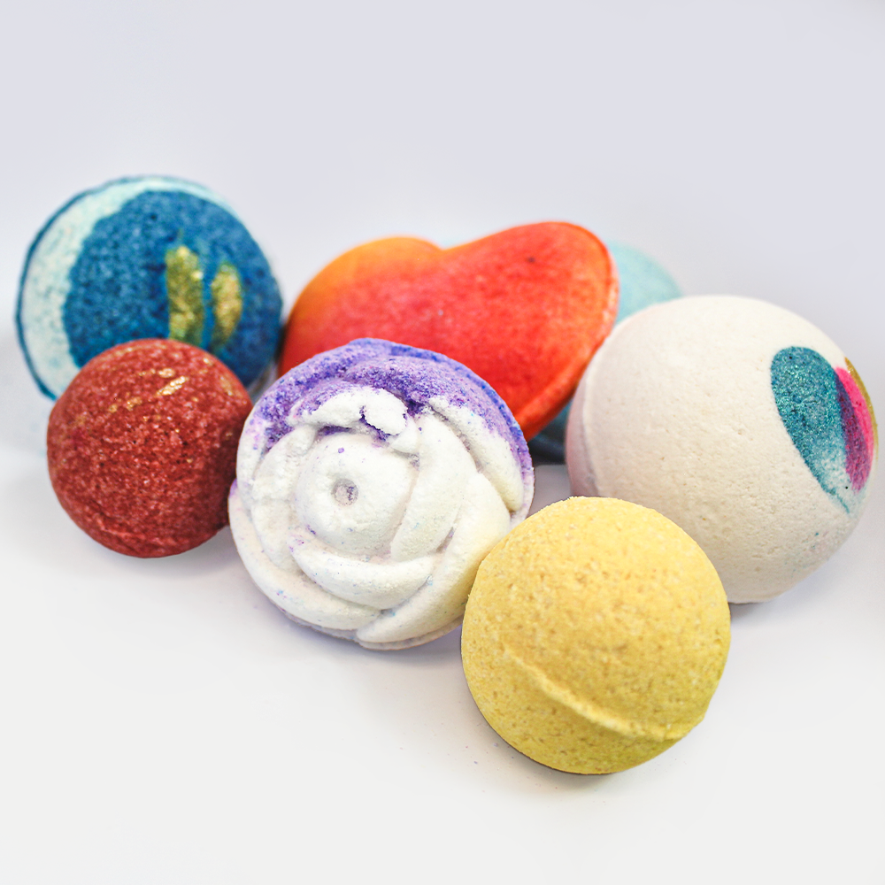 Forbidden Chill Pill - Blue Heart-Shaped Bath Bomb